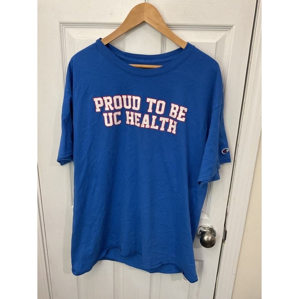 Champion Blue 'Proud to Be UC Health' T-Shirt